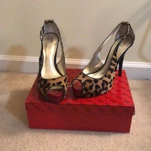 Guess Open Toe Heels